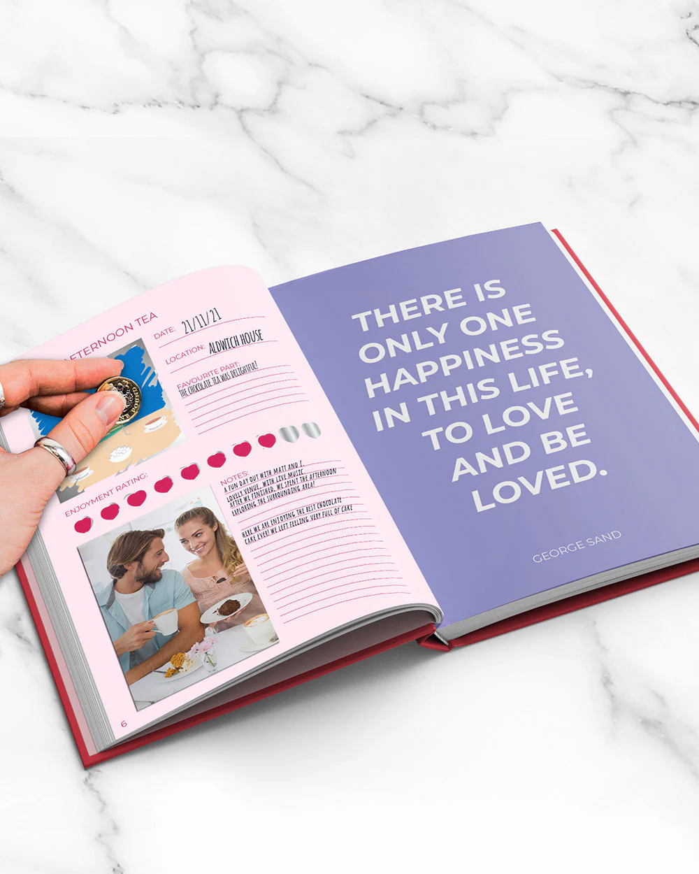 100 Dates Bucket List Scratch Date Book Activity Gift - Image 3