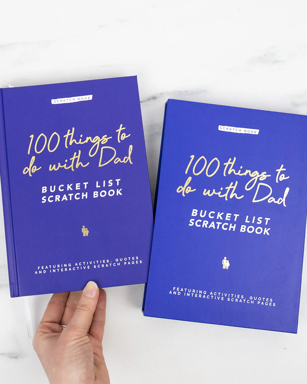 100 Things To Do With Dad Scratch Book Activity