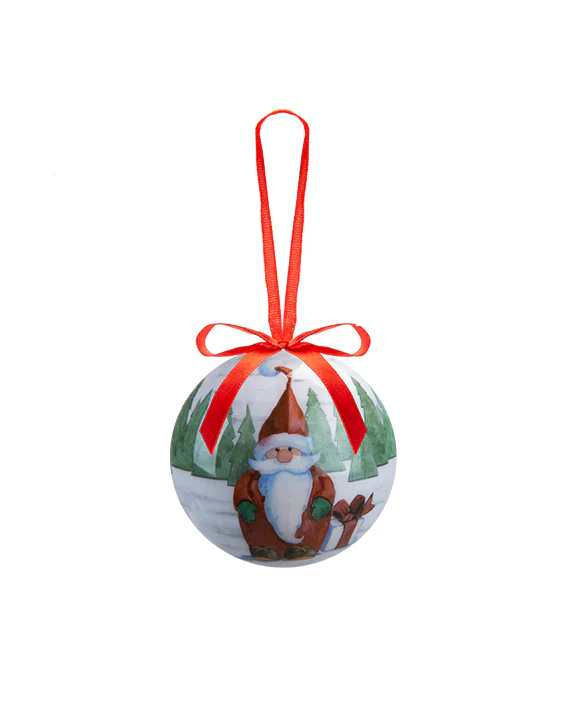 12PC Christmas Bauble Set Gift Boxed Santa Gonk - Image 3