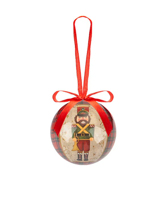 12PC Christmas Bauble Set Gift Boxed Nutcracker - Image 2