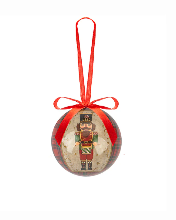 12PC Christmas Bauble Set Gift Boxed Nutcracker - Image 3
