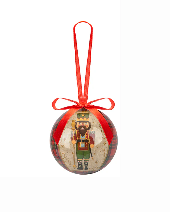 12PC Christmas Bauble Set Gift Boxed Nutcracker - Image 4