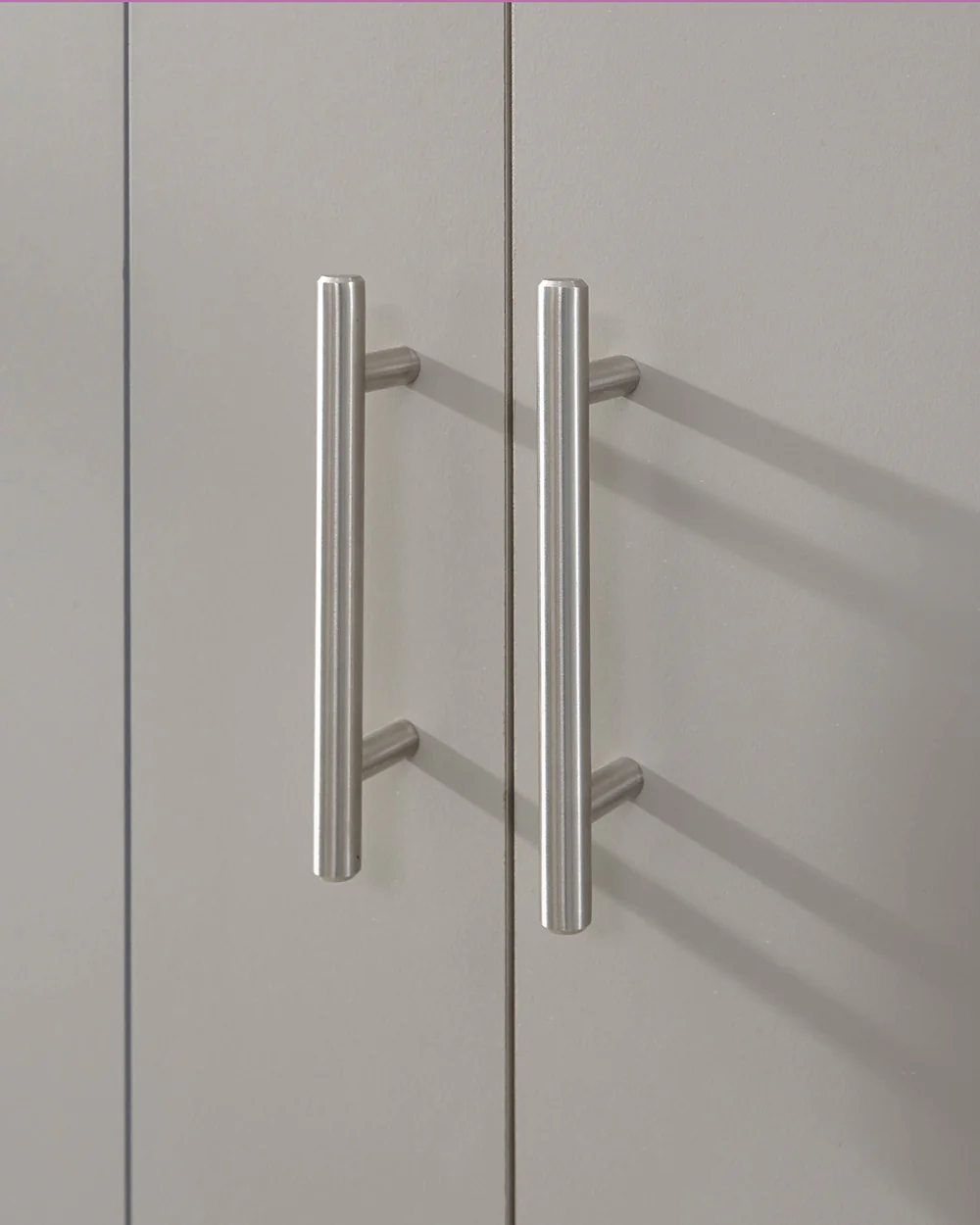Kendal 2 Door Wardrobe with 1 Drawer Grey - Image 8