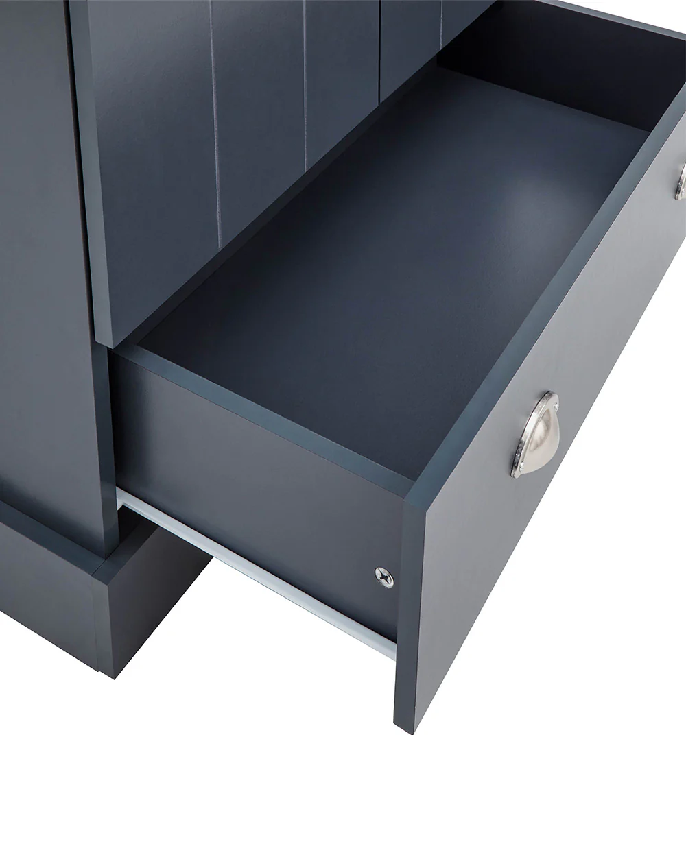 Kendal 2 Door Wardrobe with 1 Drawer Slate Blue - Image 11