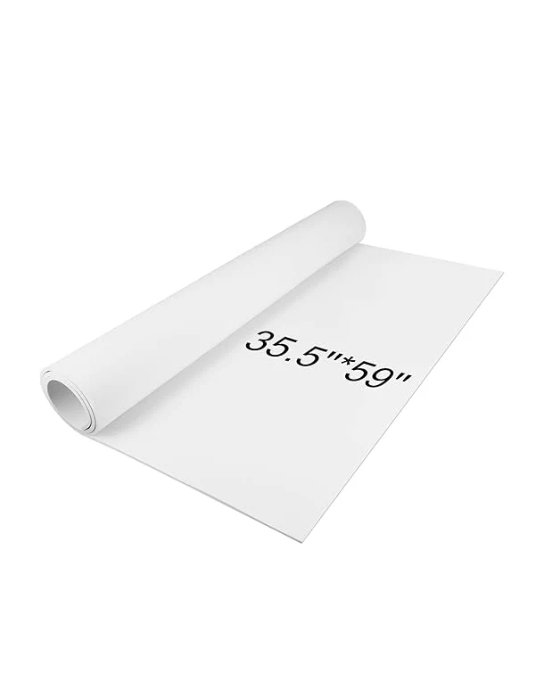 2-Pack White EVA Craft Foam Sheets 4mm Thick 35.5''x59'' - Image 2