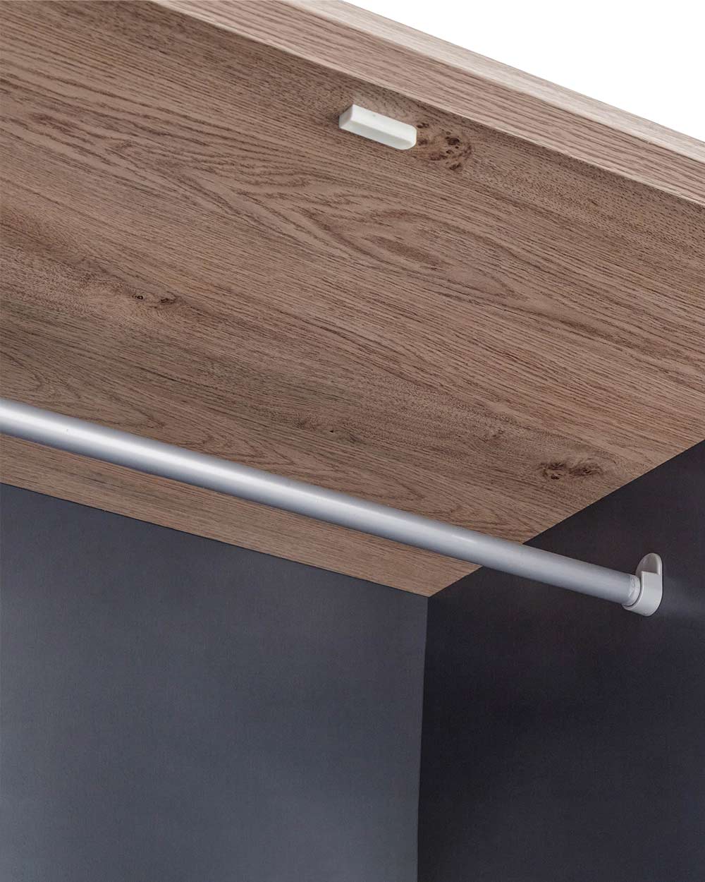 Kendal 3 Door Wardrobe With 3 Drawers, Slate Blue - Image 6