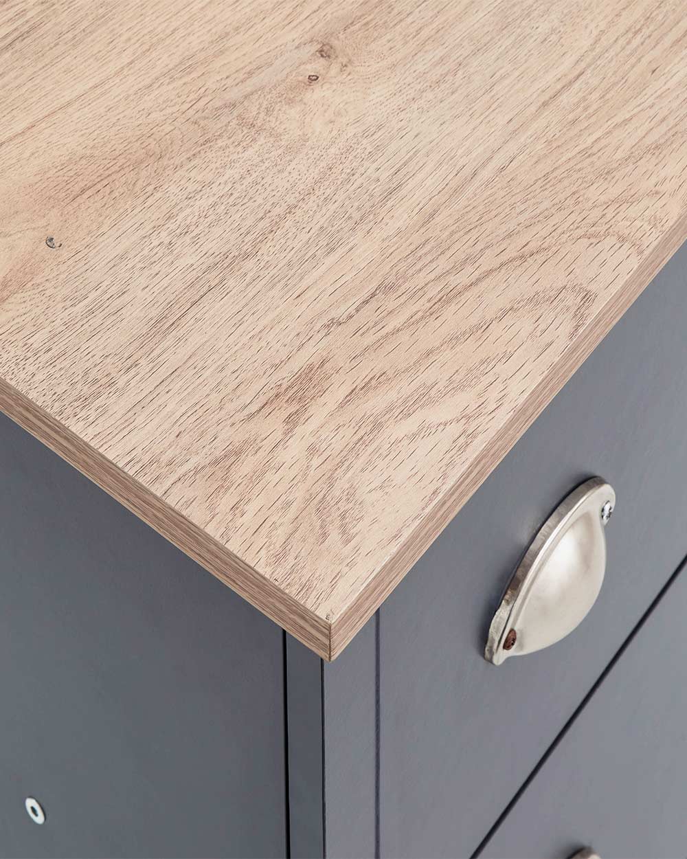 Kendal 3 Drawer Chest Of Drawers, Slate Blue - Image 10