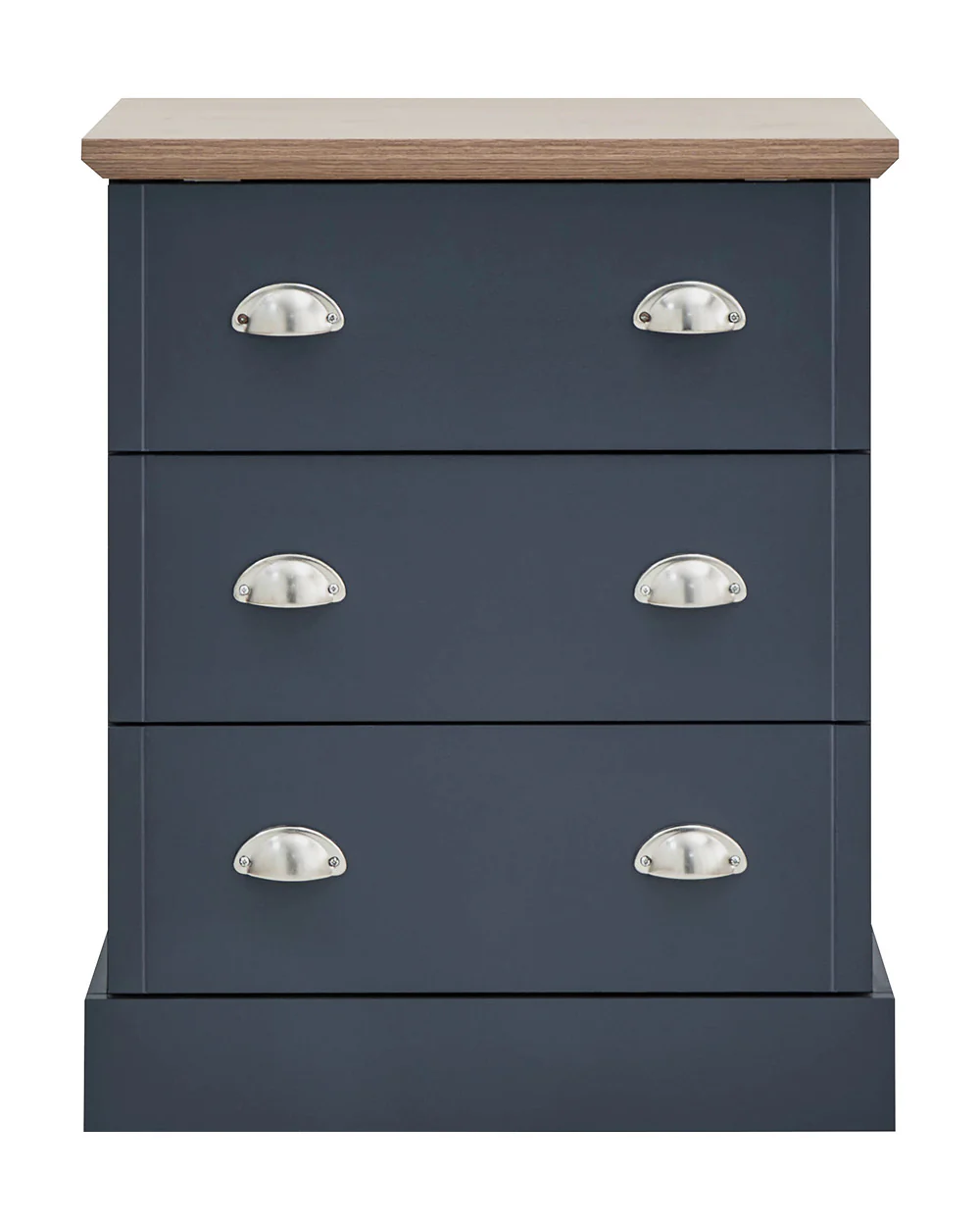 Kendal 3 Drawer Chest Of Drawers, Slate Blue - Image 11
