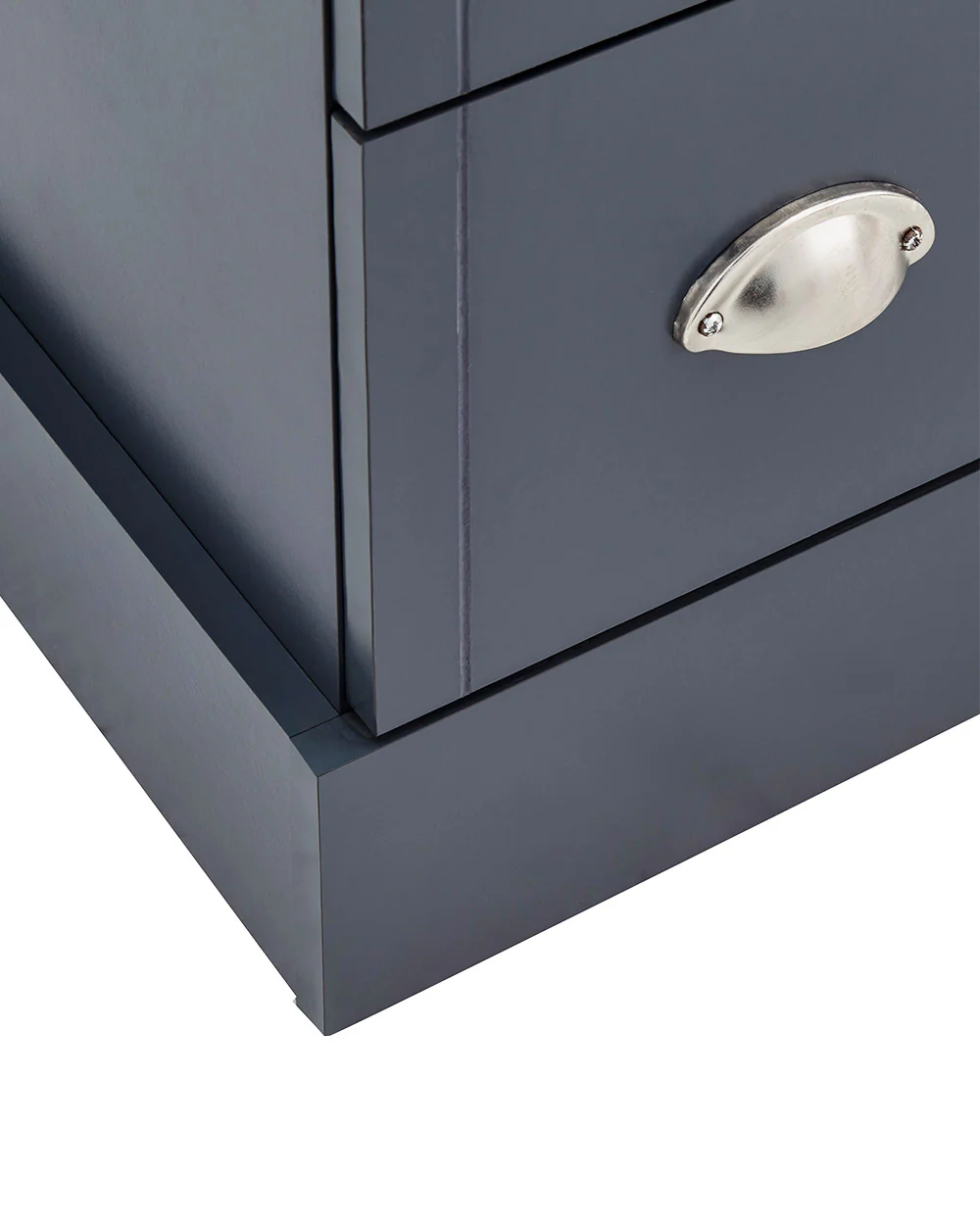 Kendal 3 Drawer Chest Of Drawers, Slate Blue - Image 4