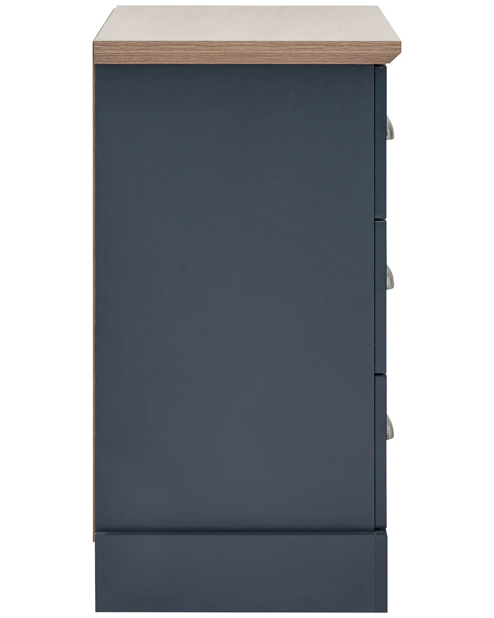 Kendal 3 Drawer Chest Of Drawers, Slate Blue - Image 9