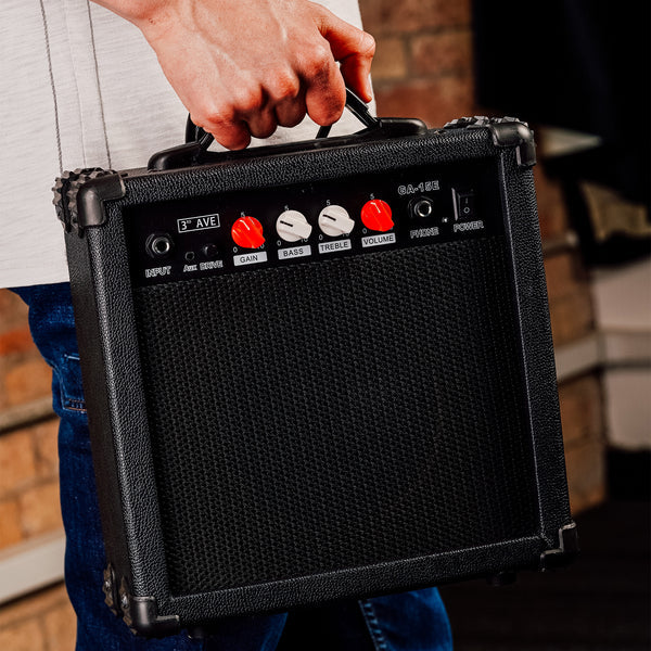 3rd Avenue 15 Watt Electric Guitar Amplifier Black - Image 5