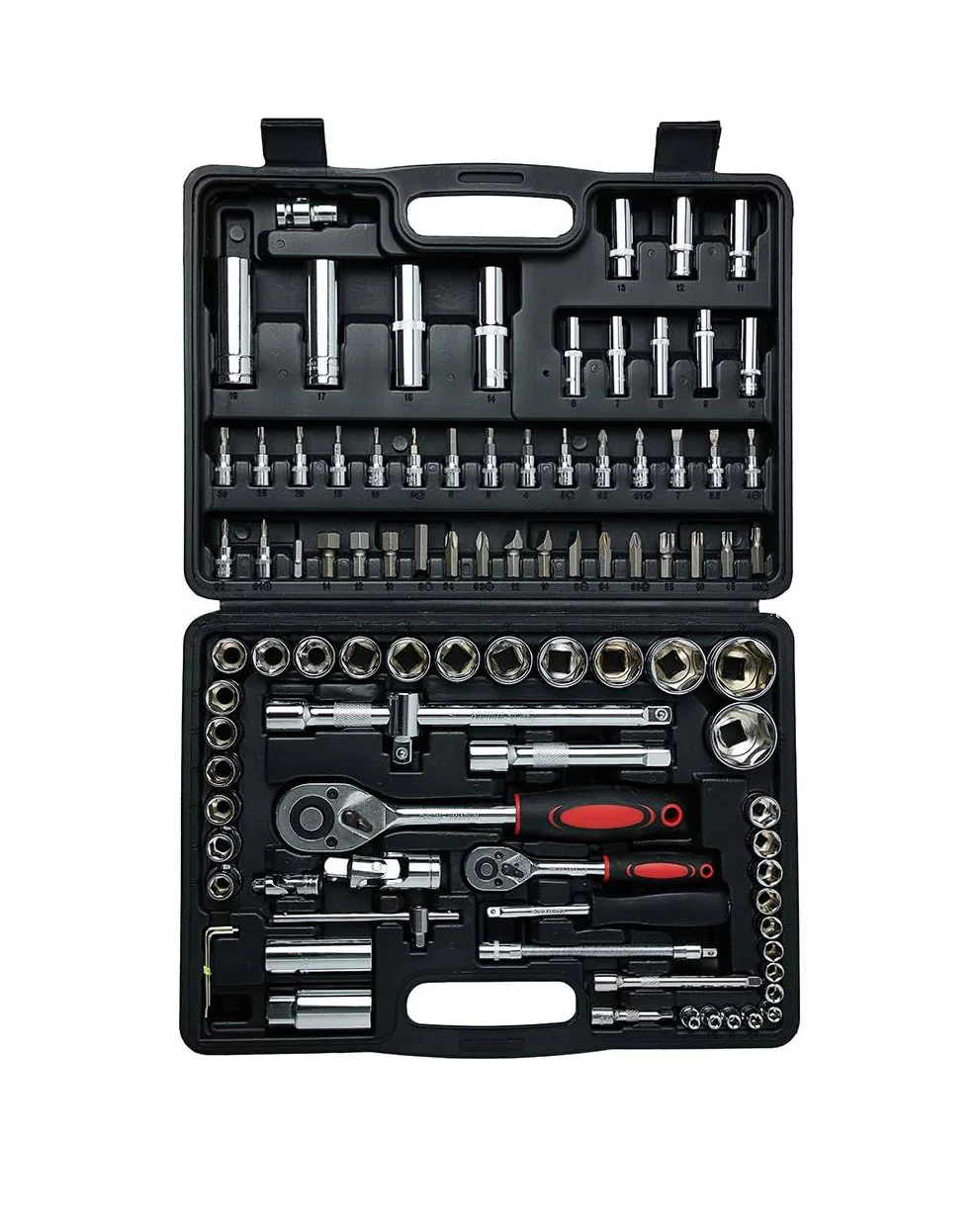 94 Piece Socket Wrench Set 1/4 Inch Drive Ratchet Set - Image 2