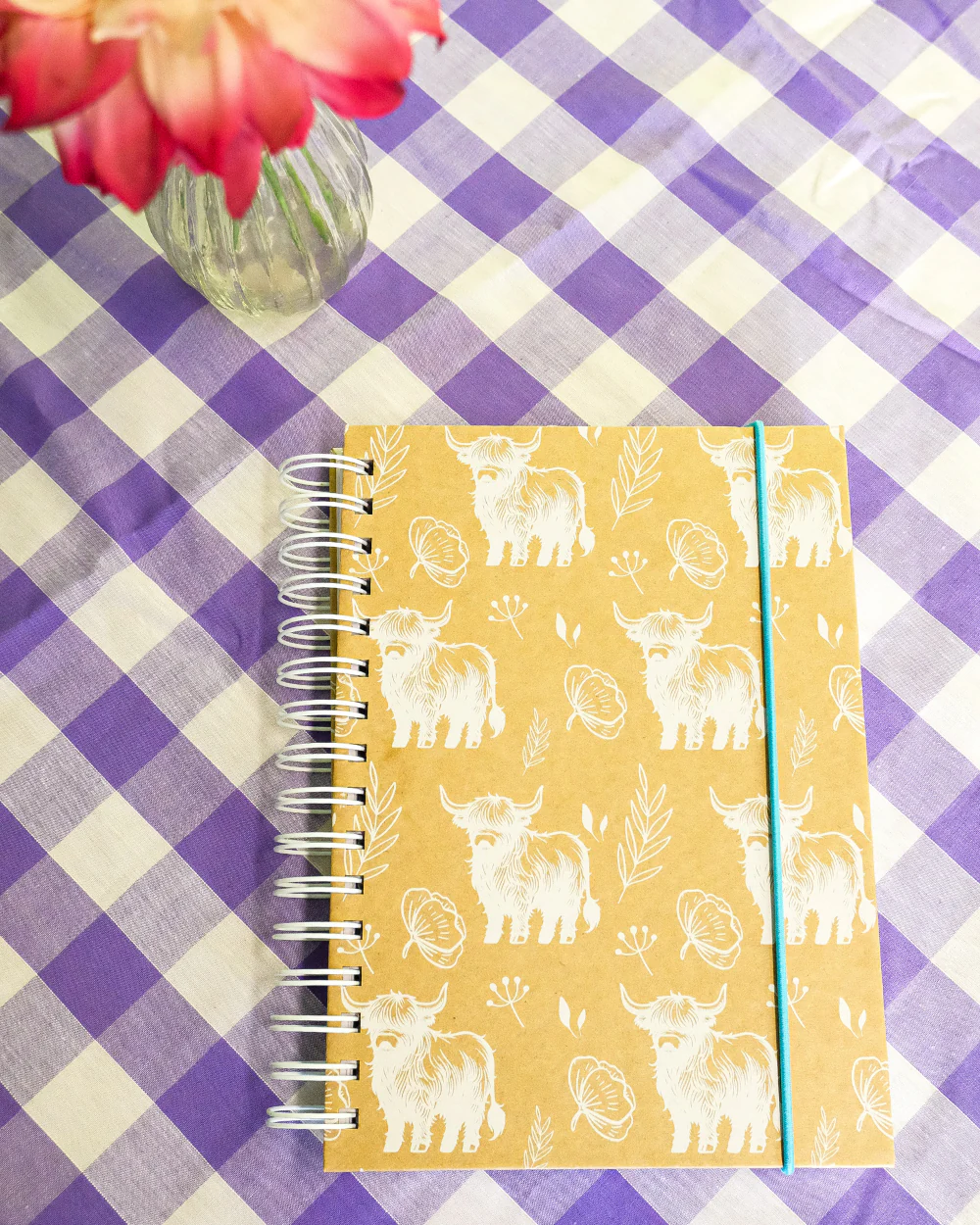 A5 Wiro Highland Cow Notebook - Image 2