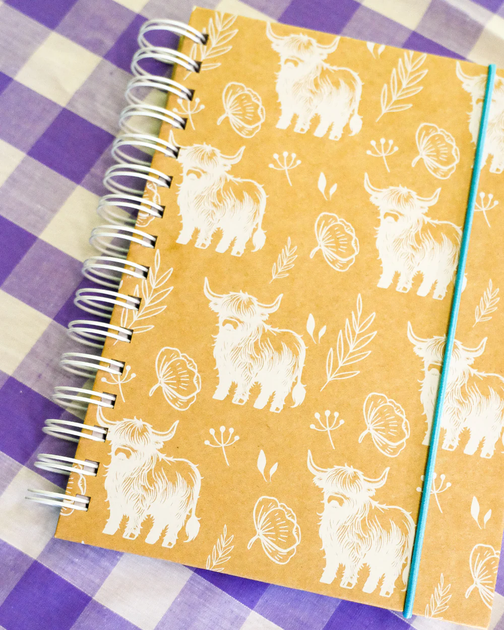 A5 Wiro Highland Cow Notebook - Image 3
