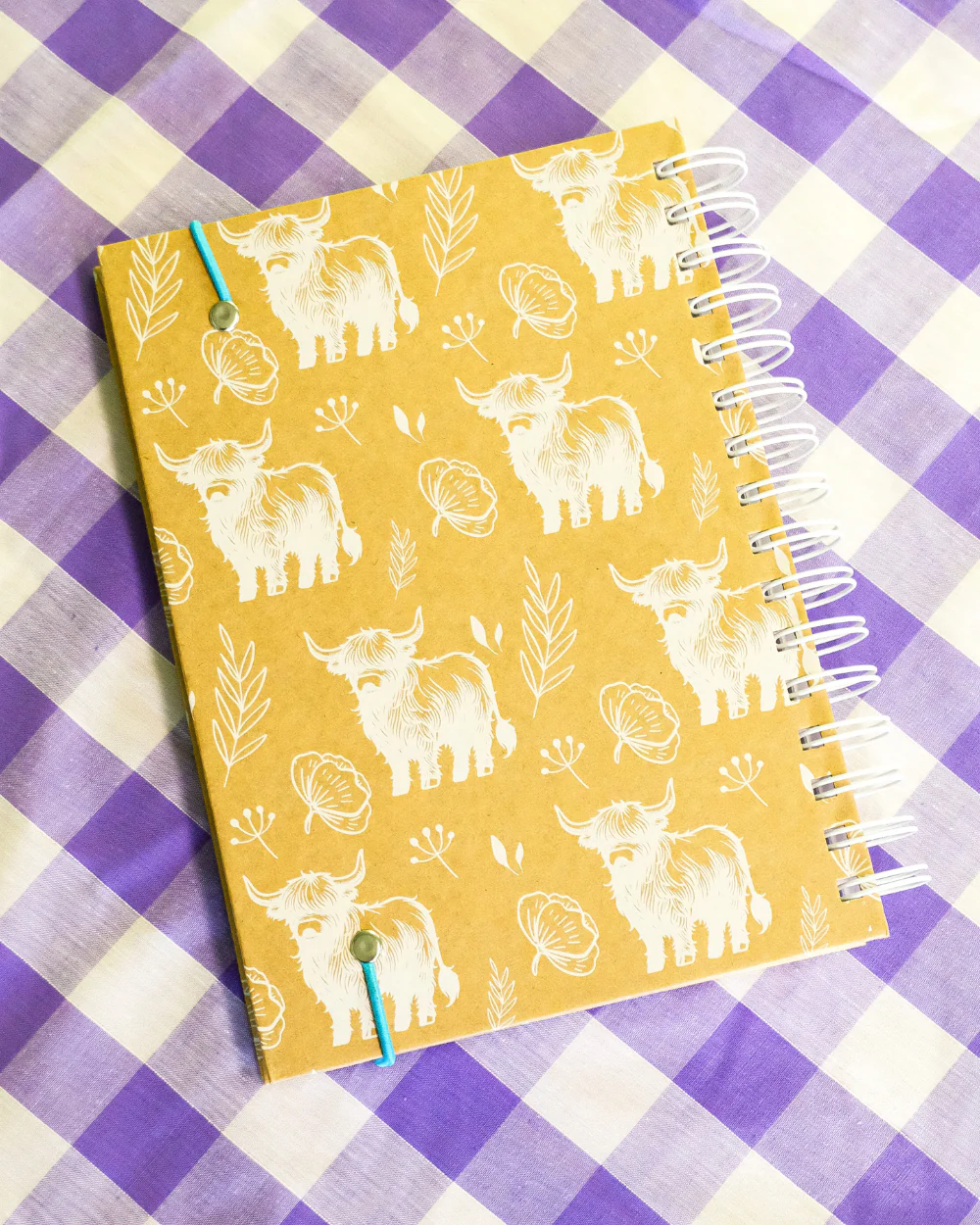 A5 Wiro Highland Cow Notebook - Image 5
