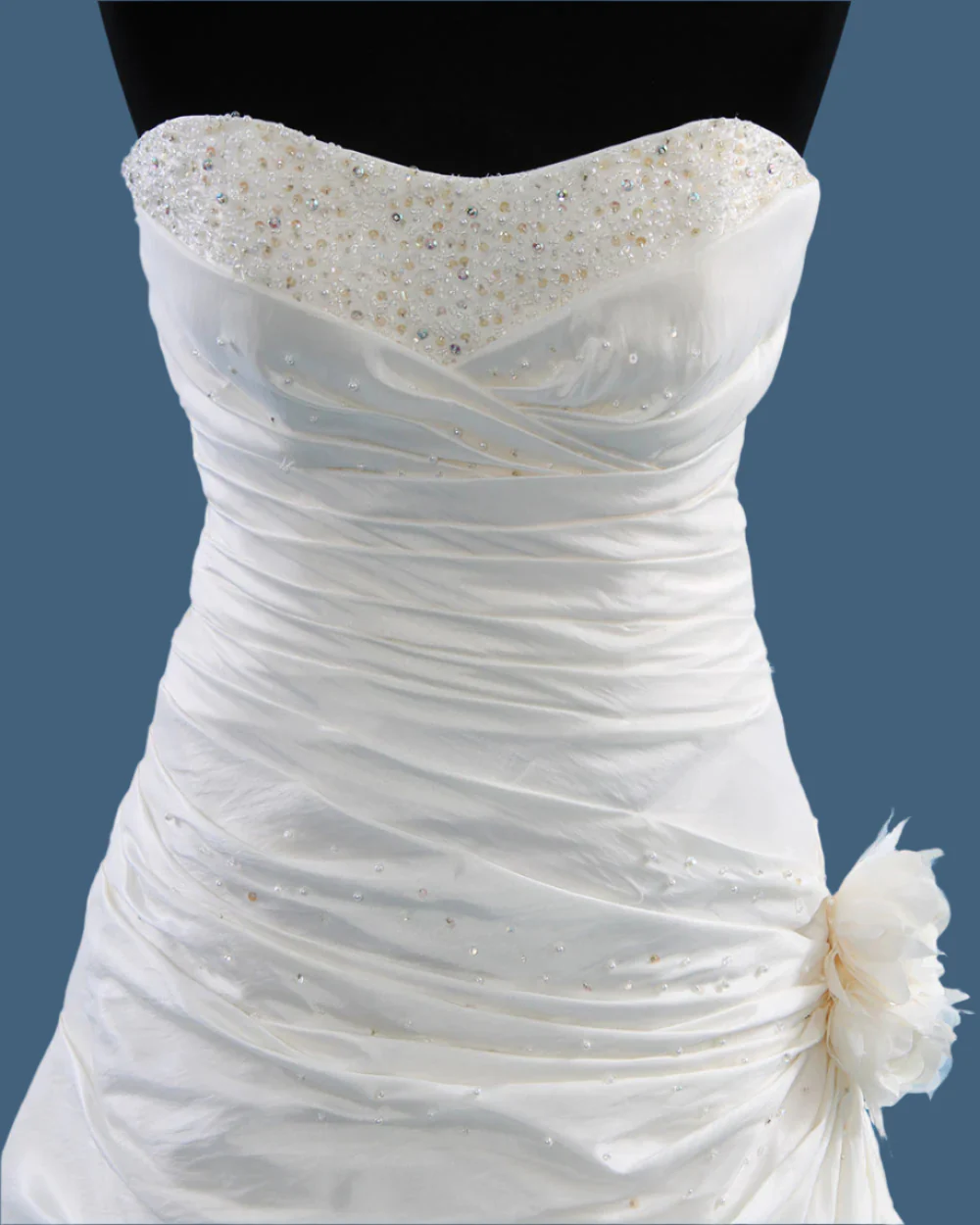 Alexia Couture Ivory A Line Wedding Dress Size 10 - Image 8