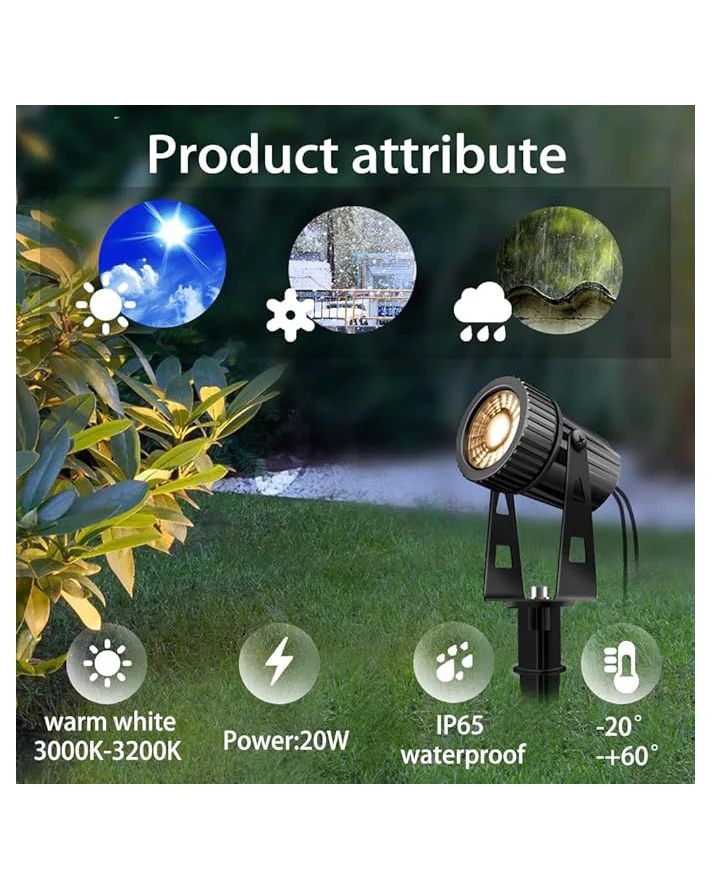 Arotelicht 8pcs Garden Lights LED Spotlights IP65 - Image 6