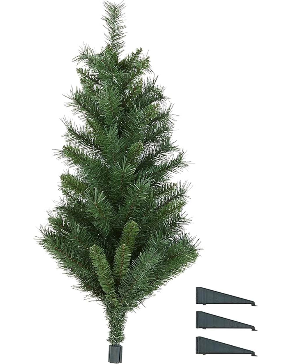 Artificial Christmas Tree 89 Tips Plastic Stand 90cm Tall - Image 5