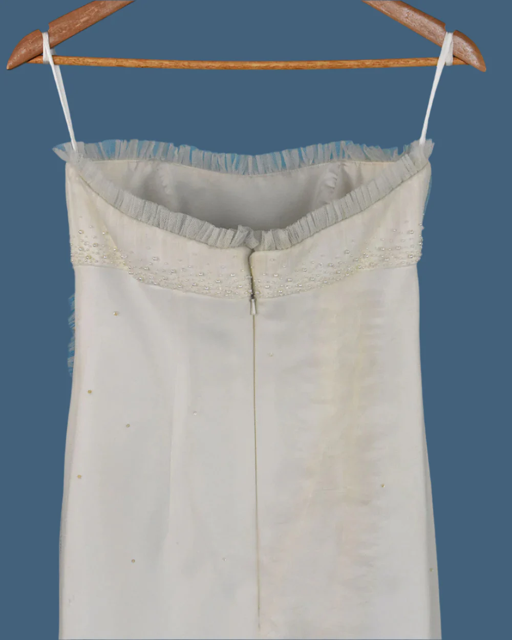 Augusta Jones Ivory Slip Wedding Dress Size 12 - Image 8