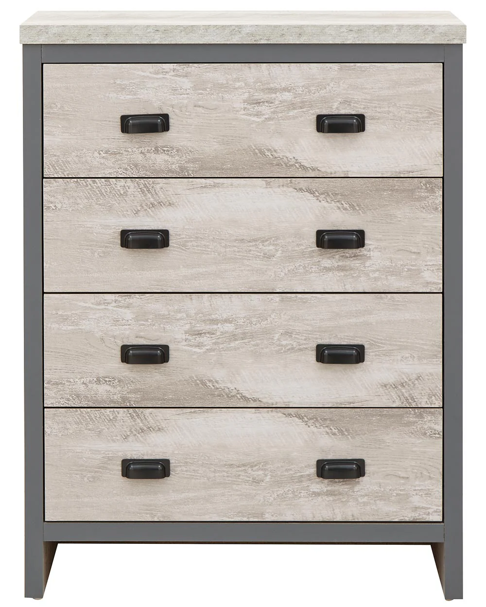 Bedroom Furniture Set Boston 3 Piece Modern Grey - Image 7