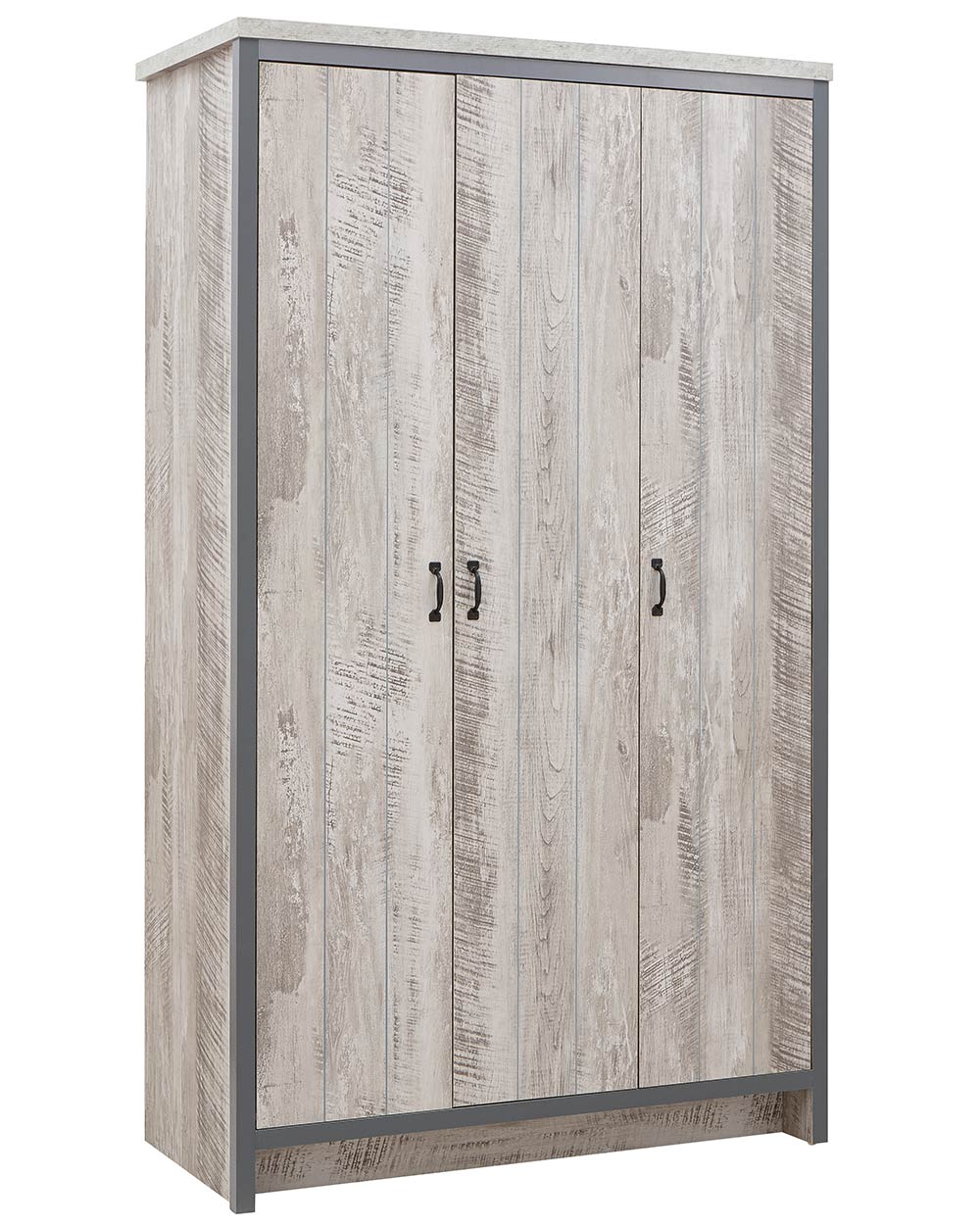 Bedroom Furniture Set 4 Piece Boston Modern Grey - Image 9