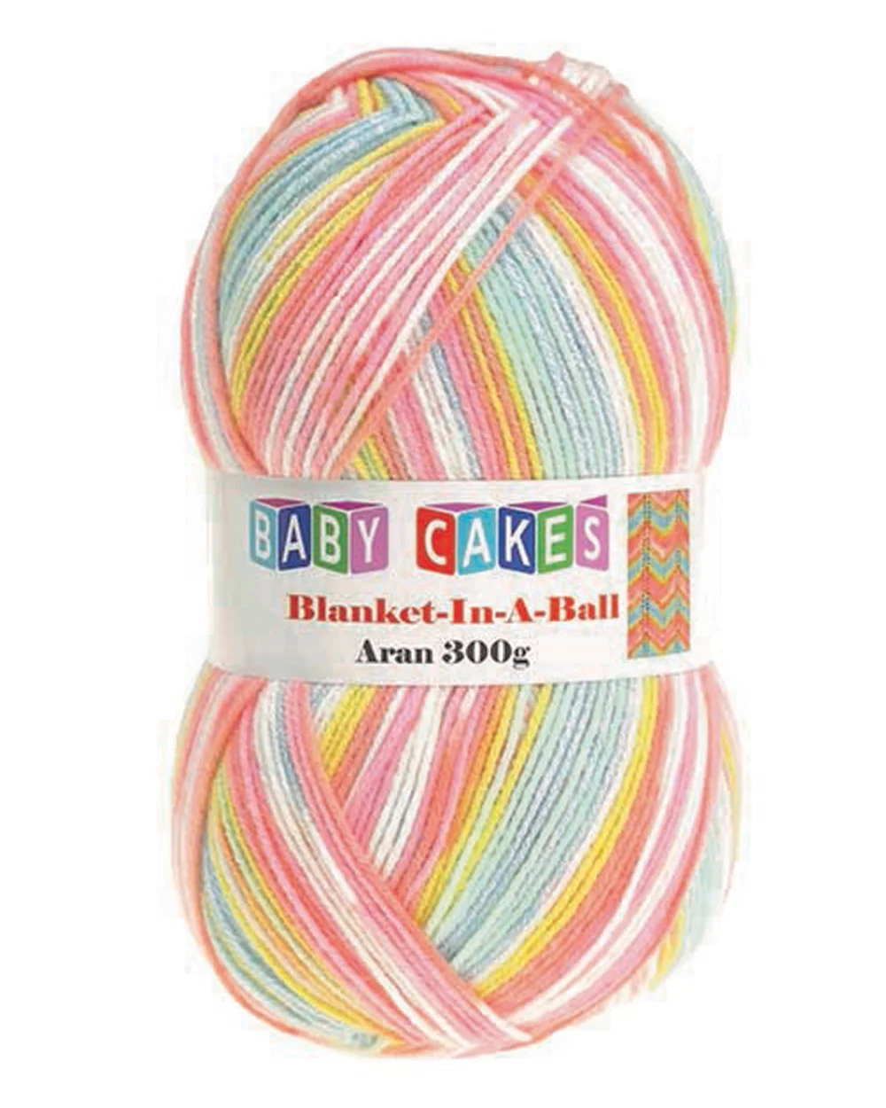 Woolcraft Blanket in a Ball Aran 300g Yarn 05 Helter Skelter