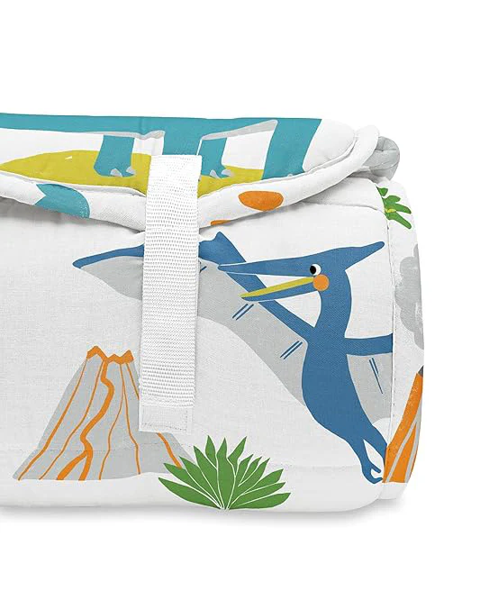 Bloomsbury Mill Dinosaur Nap Mat Kids Toddlers 135x50cm - Image 3