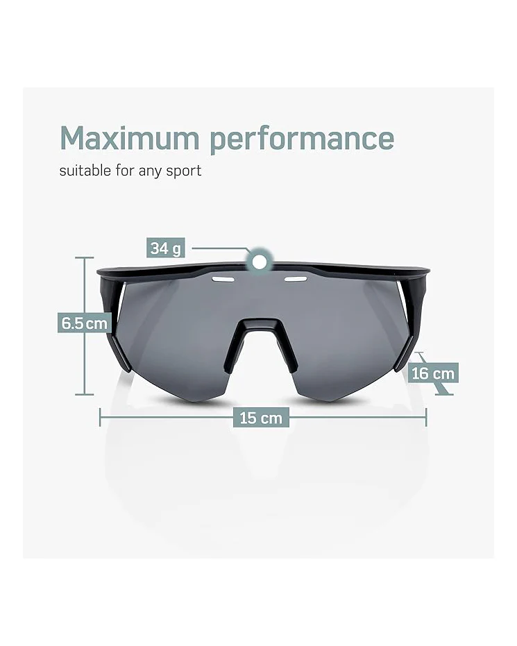 Borgen Cycling Sunglasses with Changeable Lenses Black - Image 6
