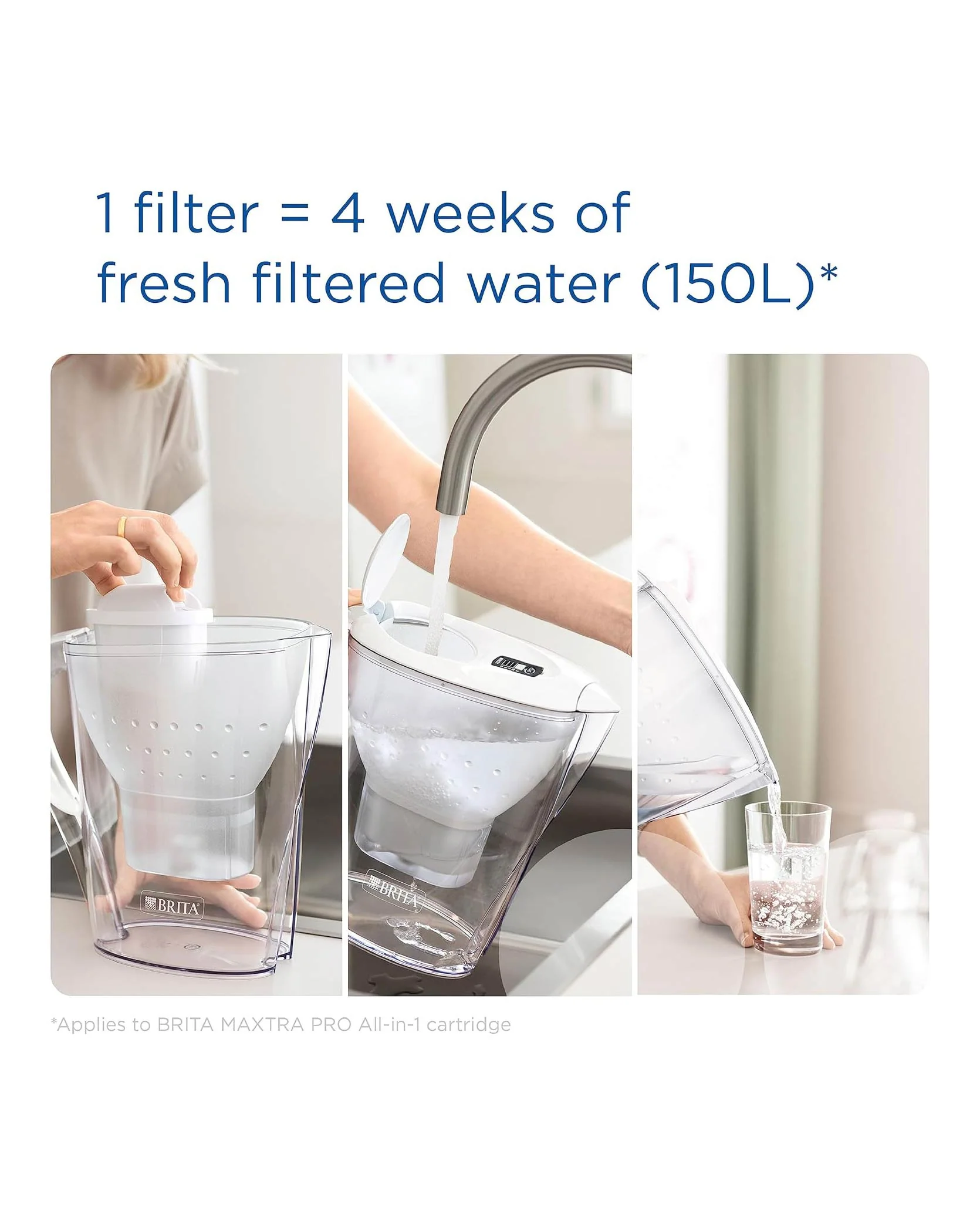 BRITA Marella Water Filter Jug Graphite 2.4L - Image 3