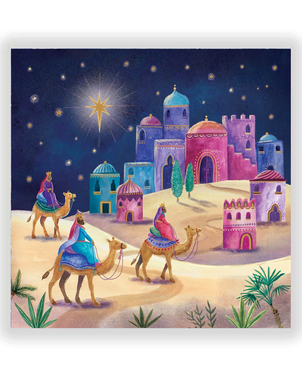 Charity Christmas Cards 10 Pack Three Kings - Image 2