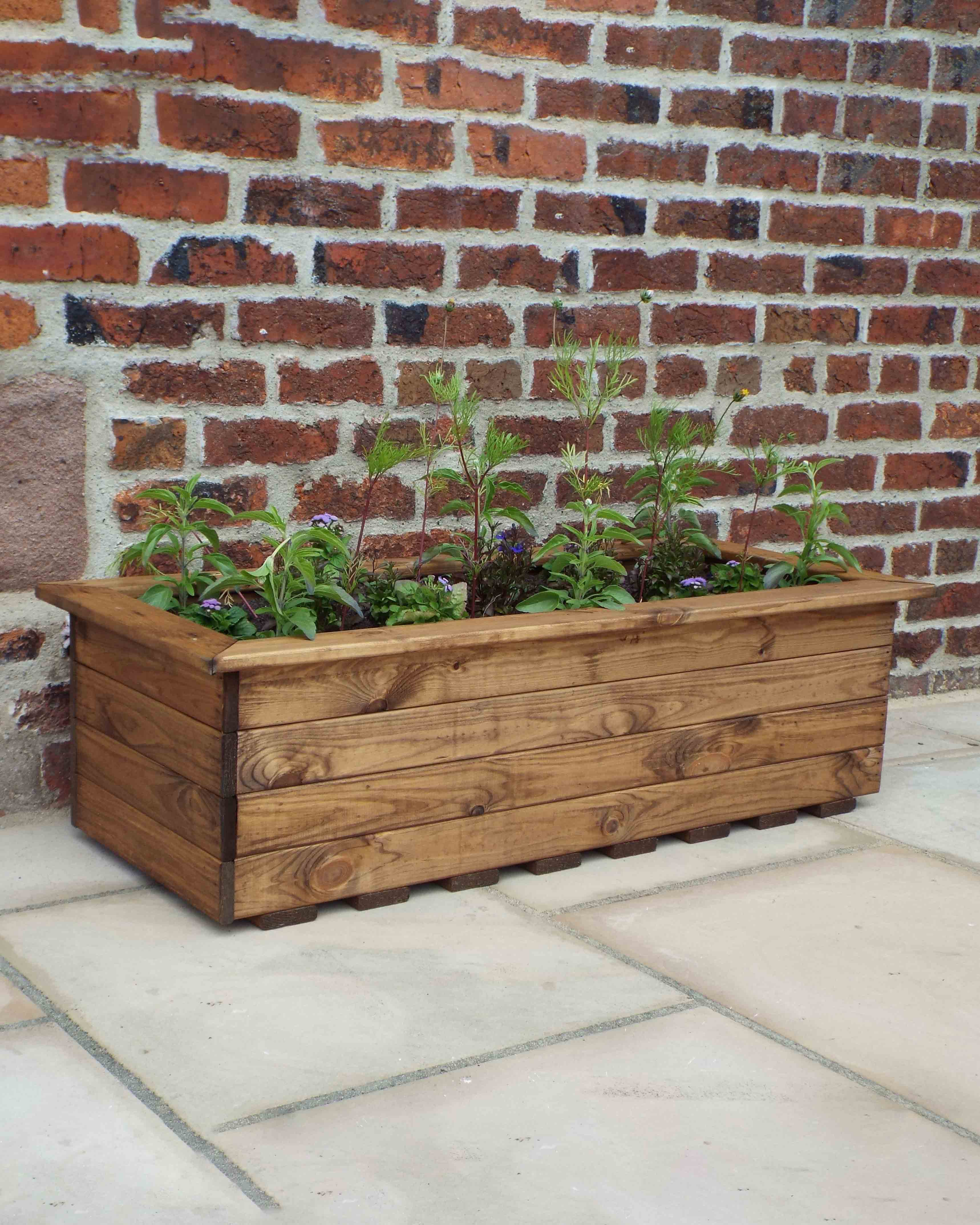 Charles Taylor Extra Large Wooden Trough 100L HB40 - Image 2