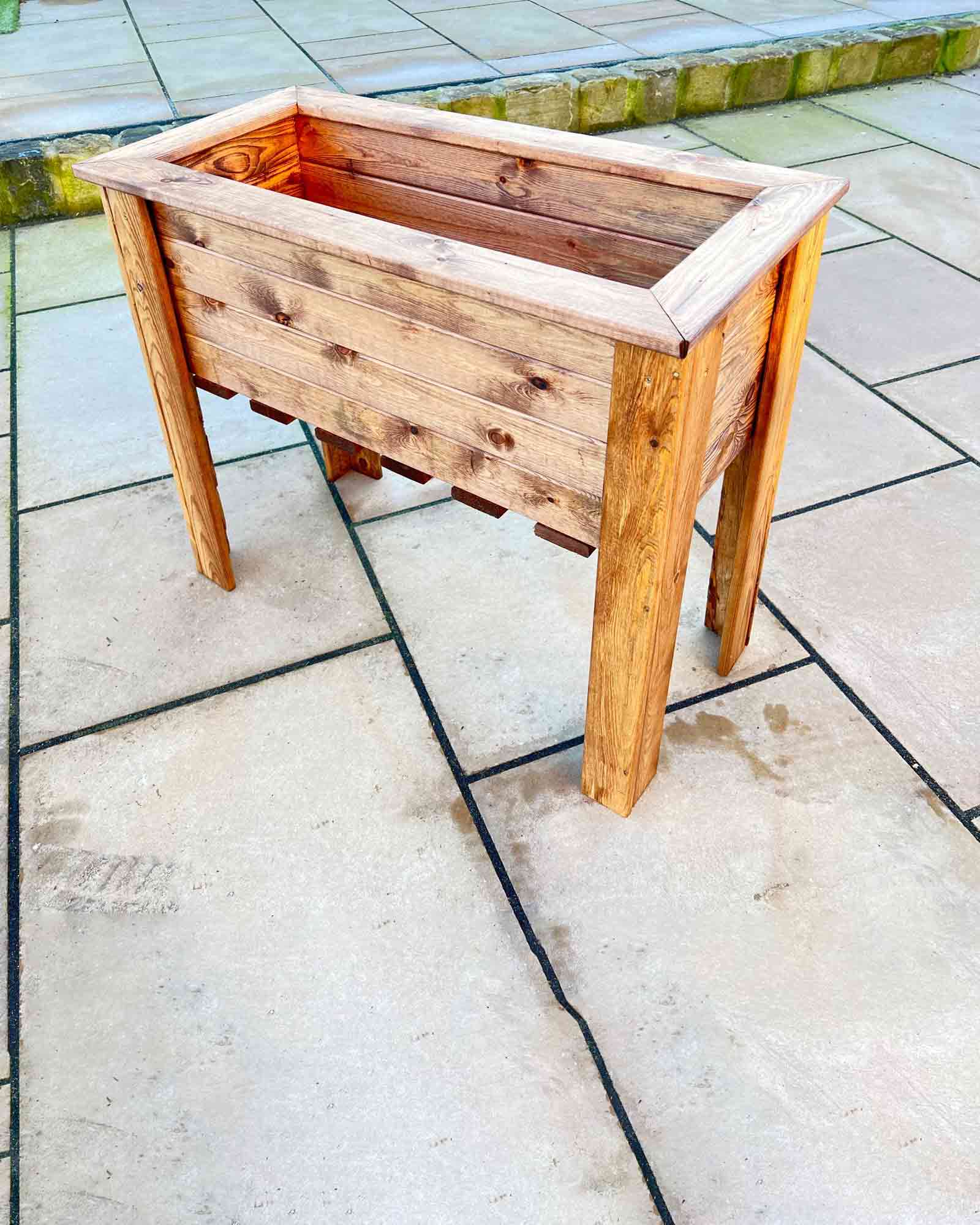 Charles Taylor Large Wooden Wiltshire Planter 62L HB92 - Image 2