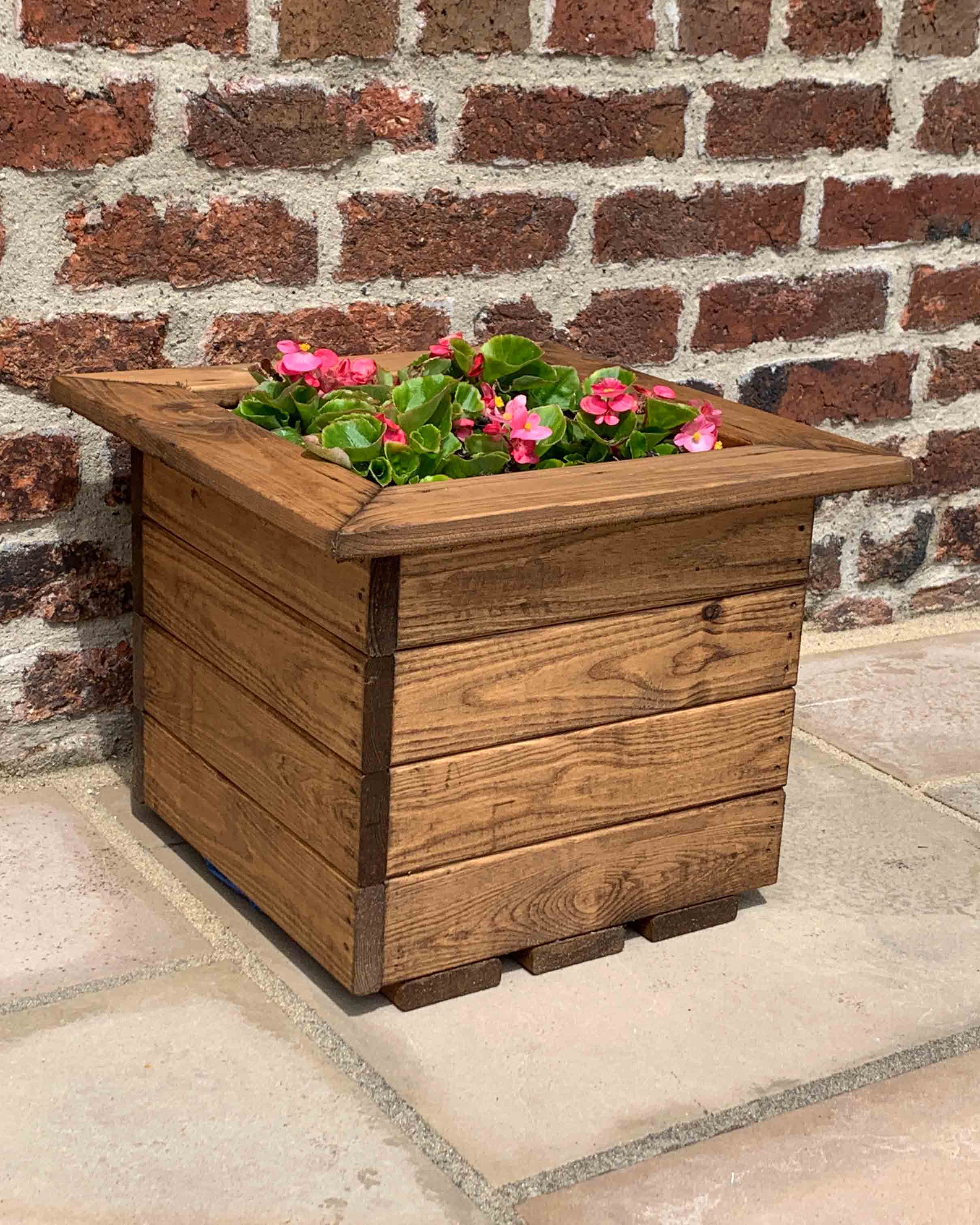 Charles Taylor Regular Wooden Square Planter 25L HB36