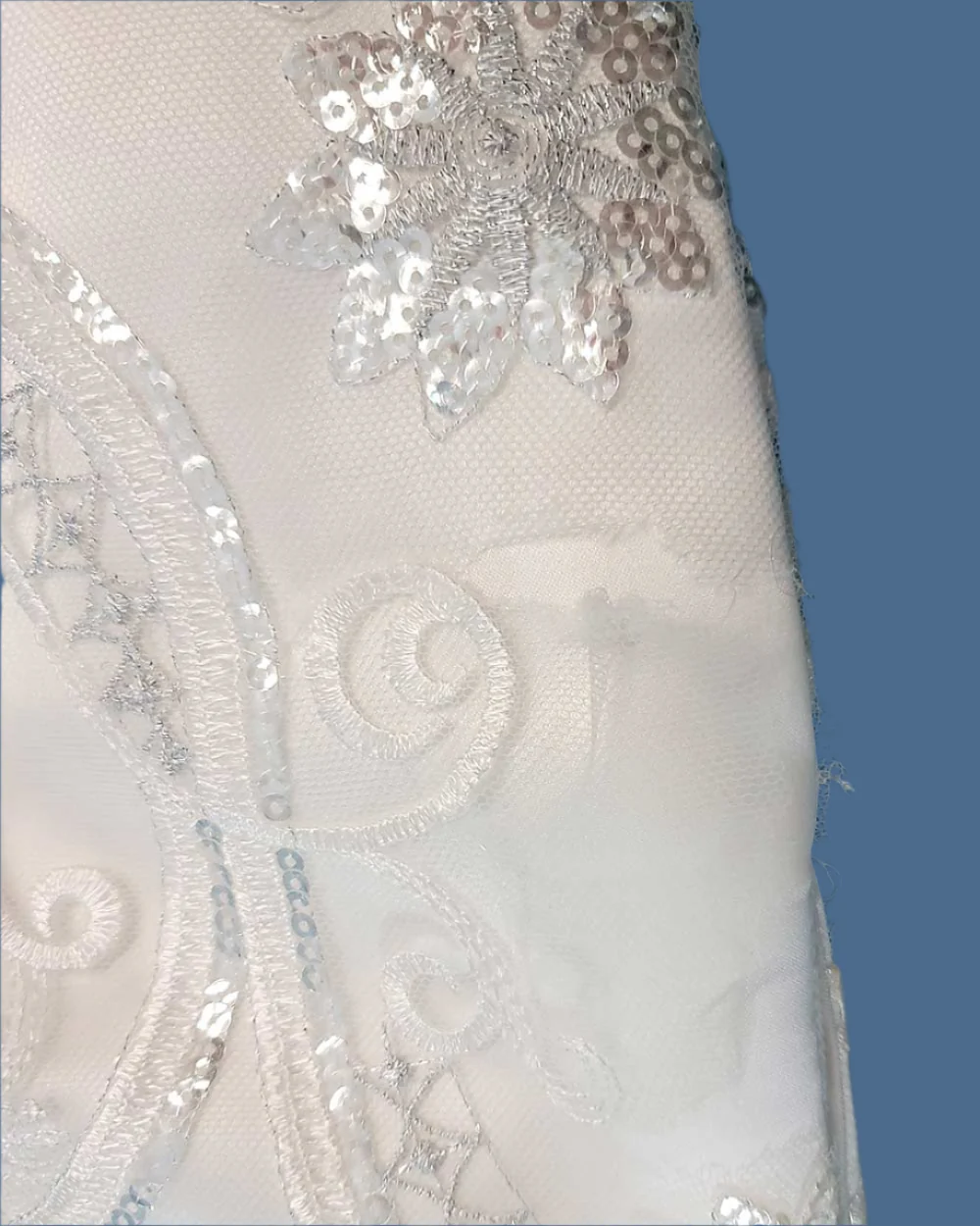 Charlotte Balbier White Fitted Fish Tail Illusion Wedding Dress Size 6 - Image 16