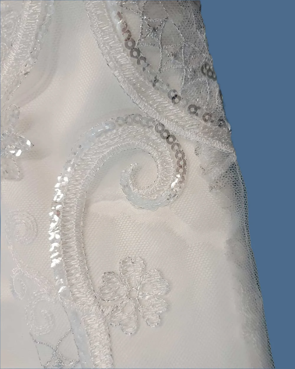 Charlotte Balbier White Fitted Fish Tail Illusion Wedding Dress Size 6 - Image 17