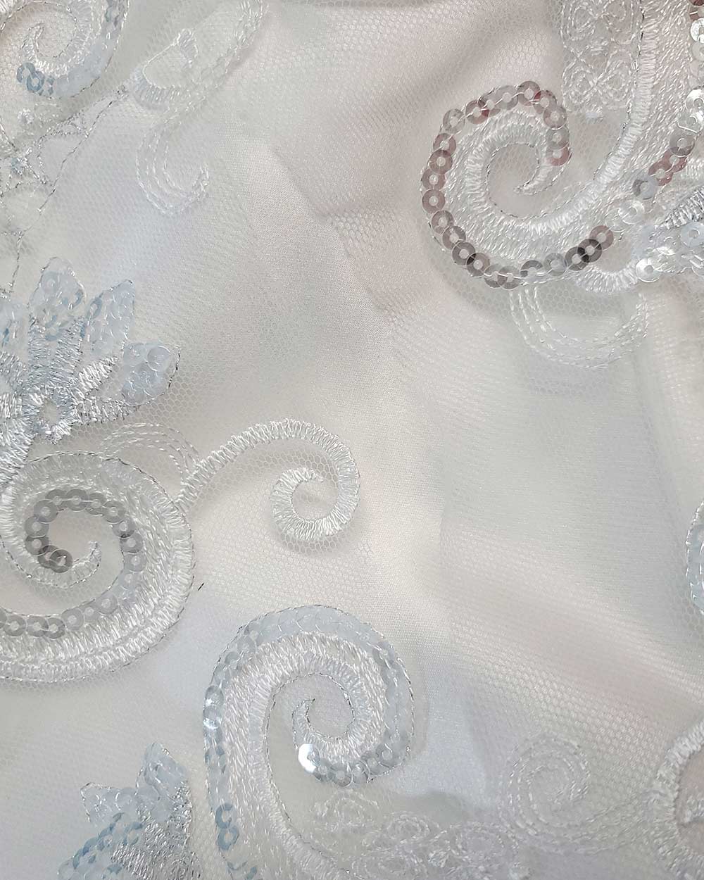 Charlotte Balbier White Fitted Fish Tail Illusion Wedding Dress Size 6 - Image 18