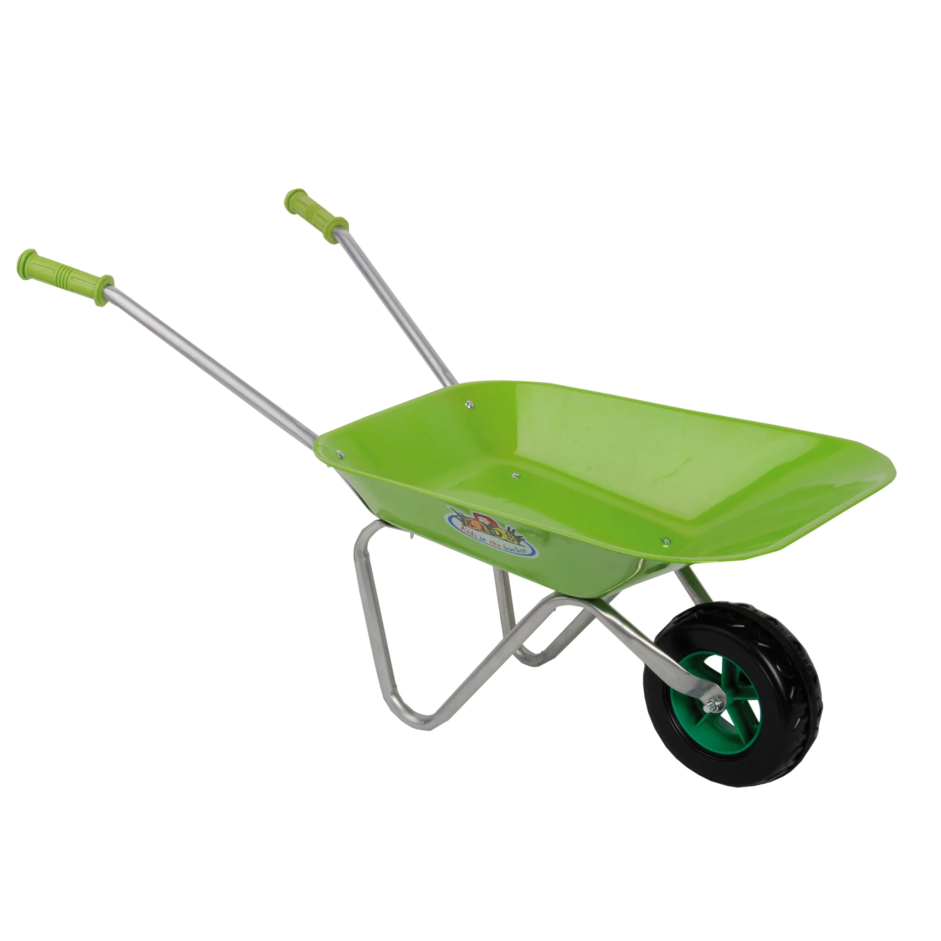 Childrens Garden Wheelbarrow Green