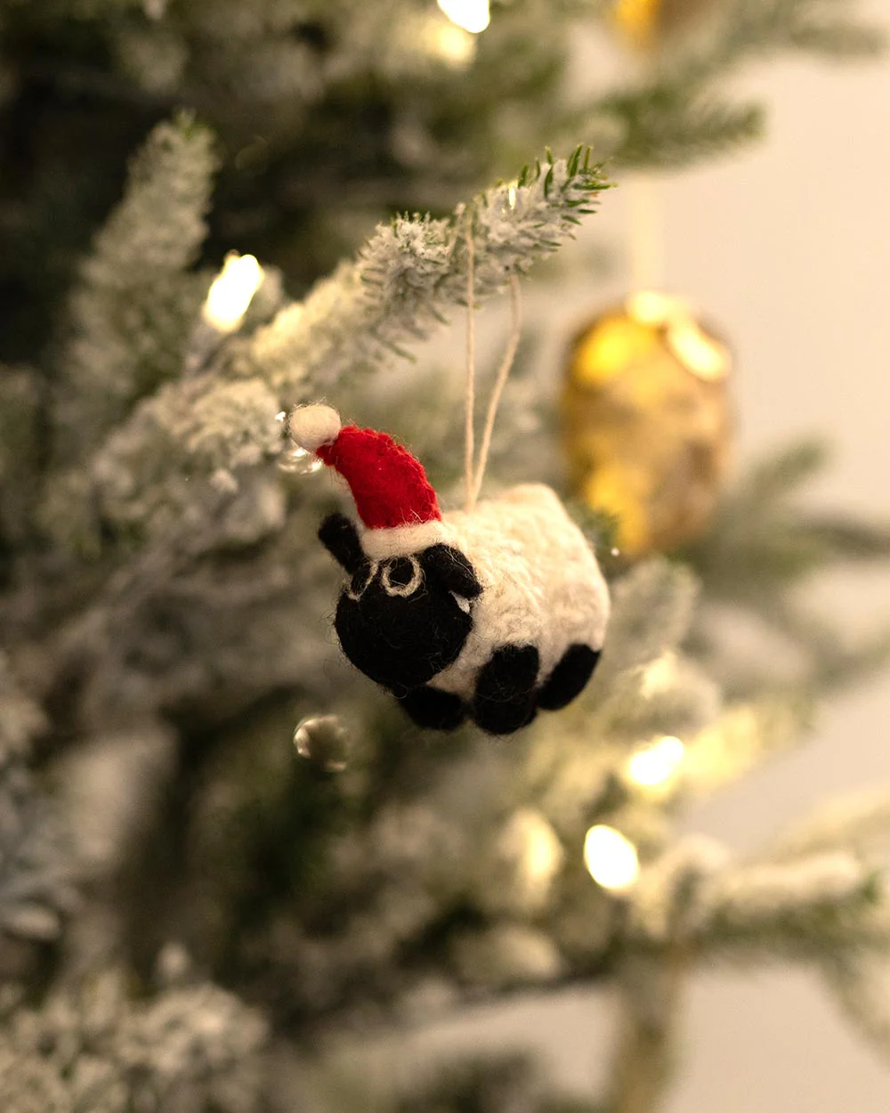 Christmas Tree Decoration Handmade Sheep