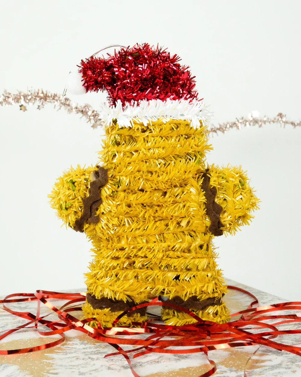 Christmas Trees Decoration Hanging Tinsel Gingerbread Man - Image 3