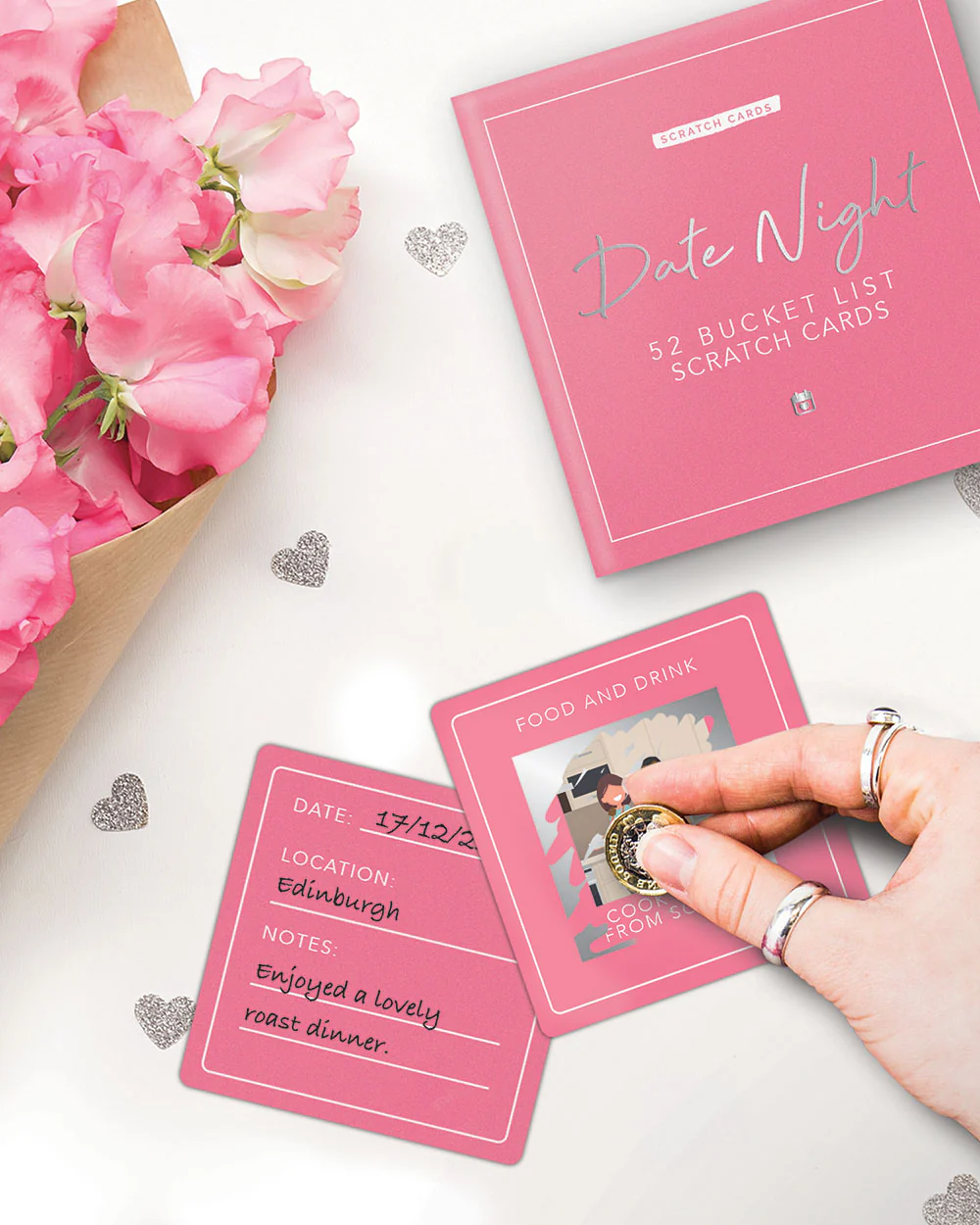 Date Night Bucket List Scratch Cards Gift