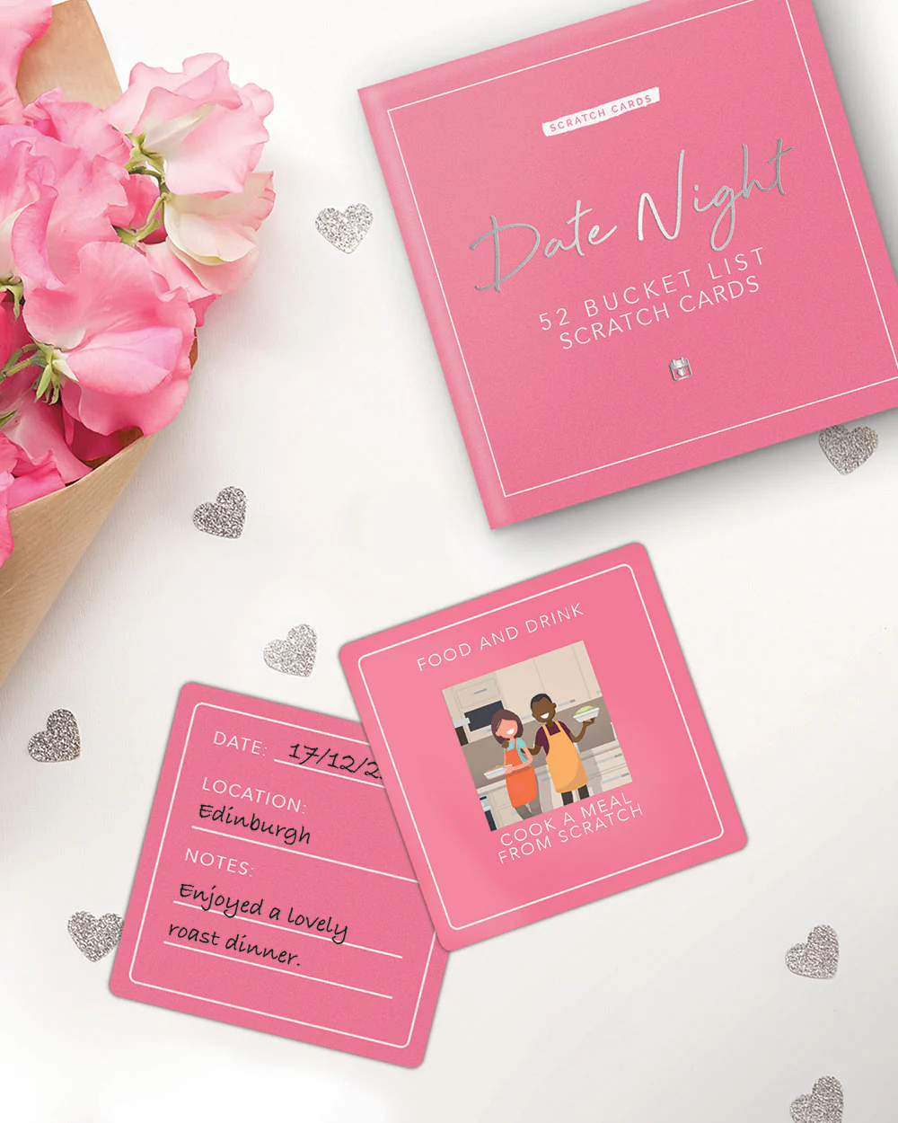 Date Night Bucket List Scratch Cards Gift - Image 4