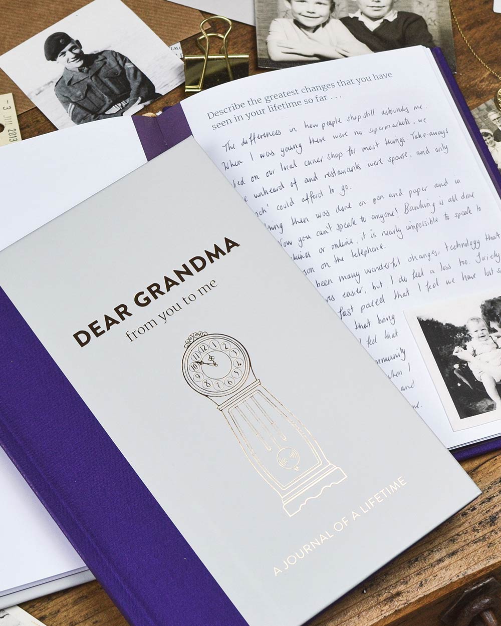 Memory Book Dear Grandma From You To Me Journal Timeless - Image 6