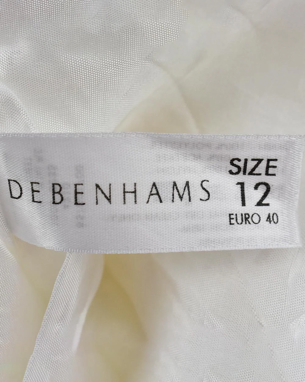 Debut Ivory A Line Wedding Dress Size 12 - Image 11