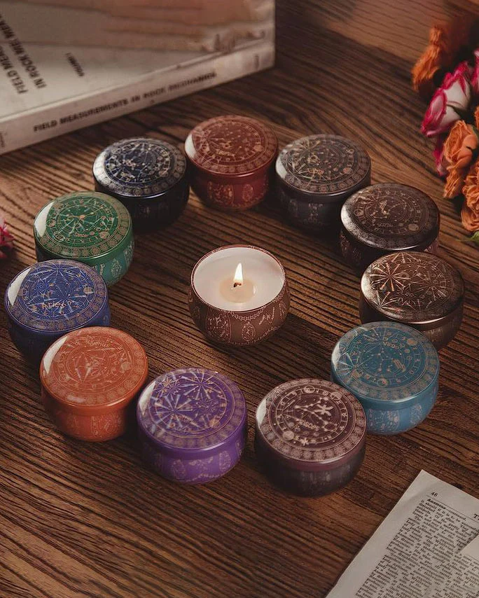 Duftkerzen Scented Candle 12- Piece Set  Natural Wax & Wick - Image 3