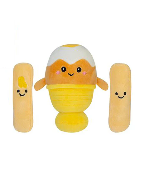 Easter Egg & Soldiers Plush in Gift Box 13cm - Image 2