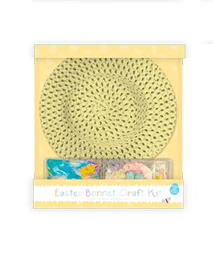 Easter Bonnet Craft Kit For Kids Yellow