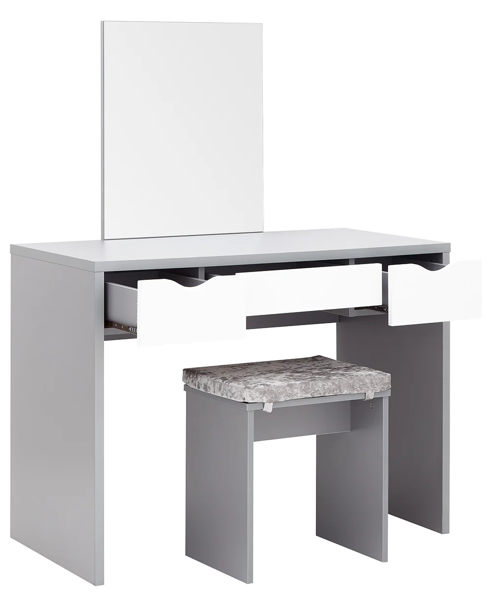 Elizabeth Dressing Table Set Grey + White - Image 10