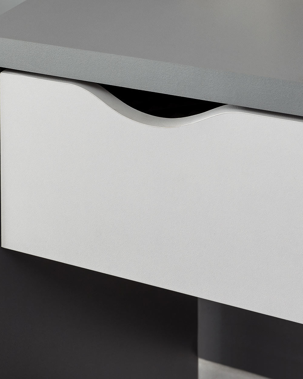 Elizabeth Dressing Table Set Grey + White - Image 5