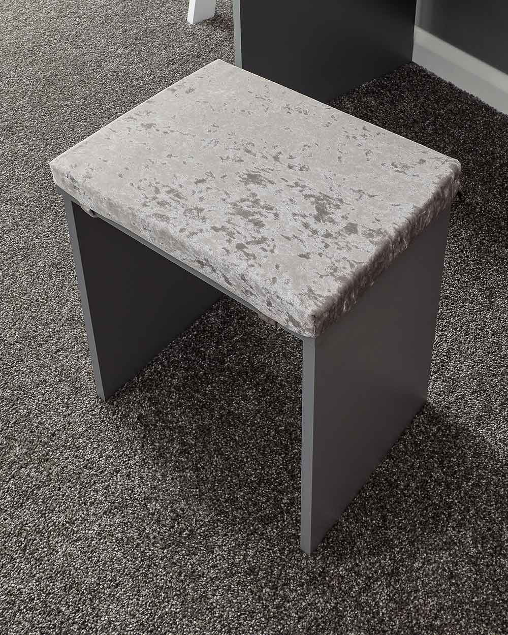 Elizabeth Dressing Table Set Grey + White - Image 7