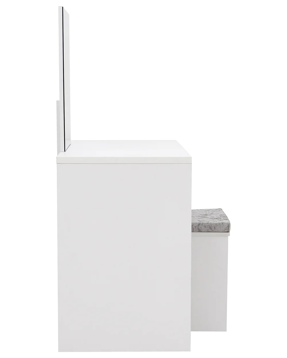 Elizabeth Dressing Table Set White + Grey - Image 12